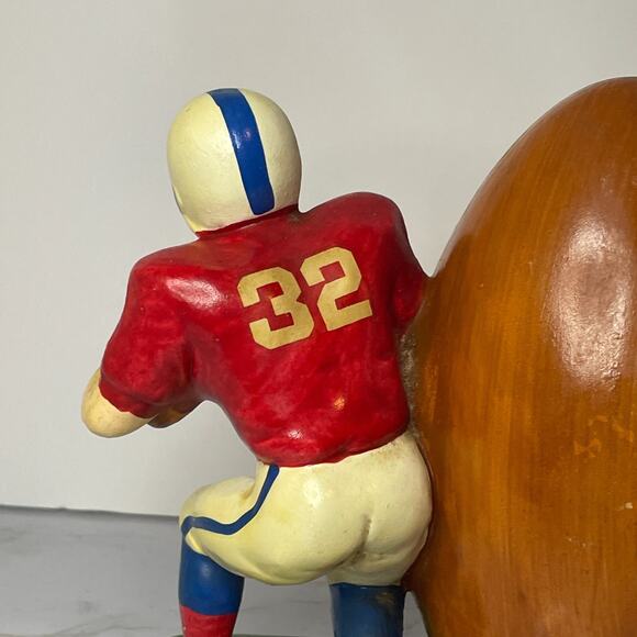 Vintage 1976 Football Player Book Ends Sears Roebuck & Co. - Picture 6 of 9